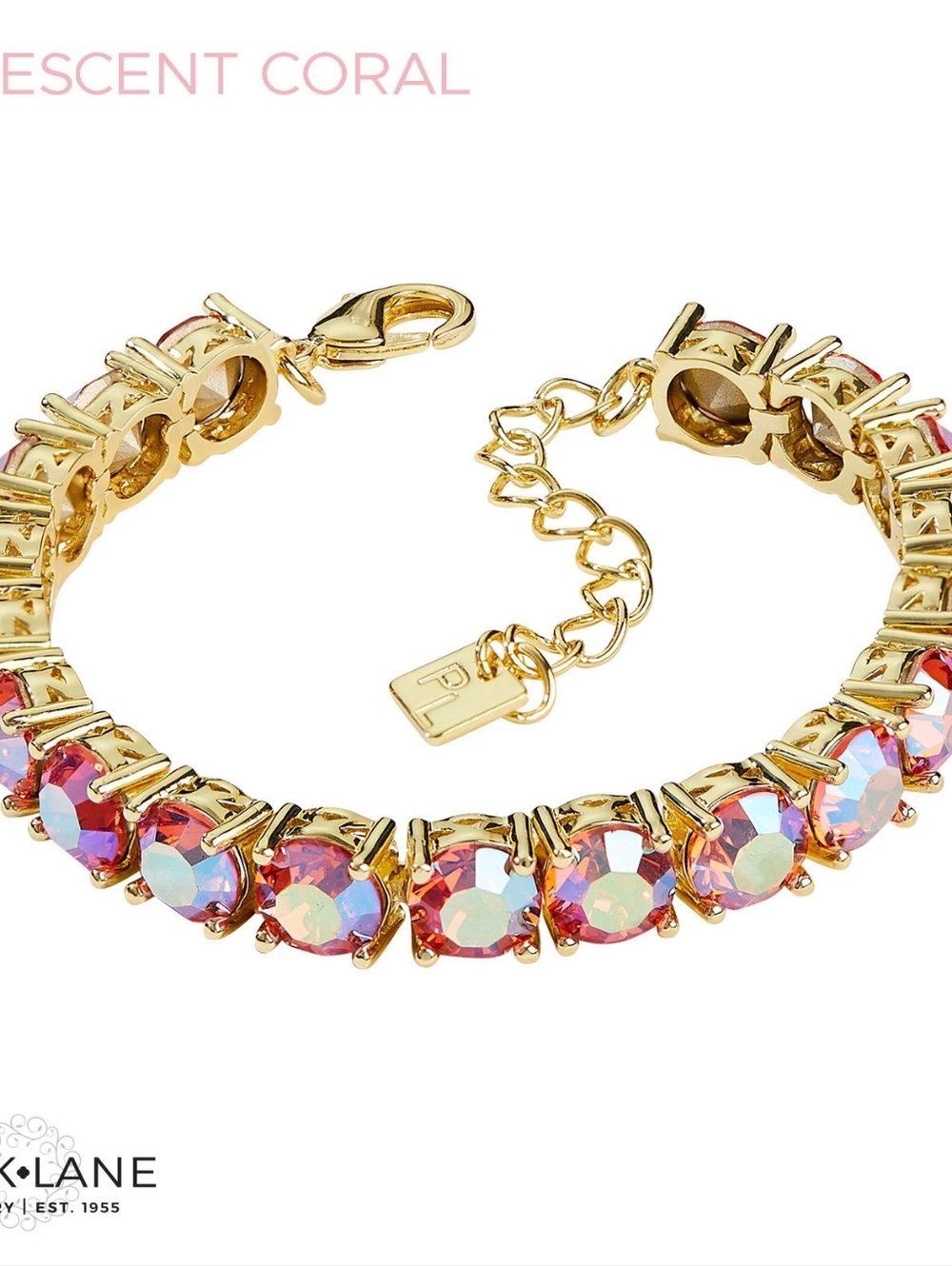Park Lane Impression Bracelet - Iridescent Coral - NWT